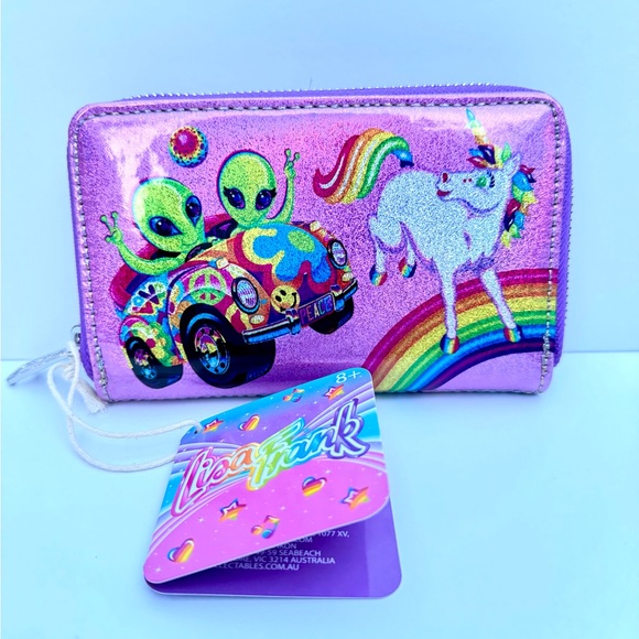 Lisa Frank New Design Holographic Wallet - Picture 6 of 13